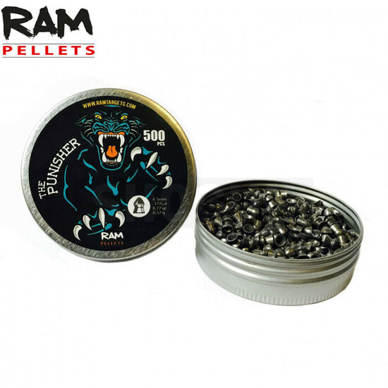 RAM TARGETS | The PUNISHER | 4.50mm | 0.57 gram - 8.77 grain