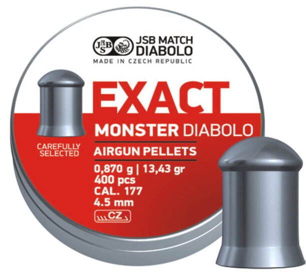 JSB Exact Monster Diabolo 4.52 mm 0.870 gram - 13.43 grain