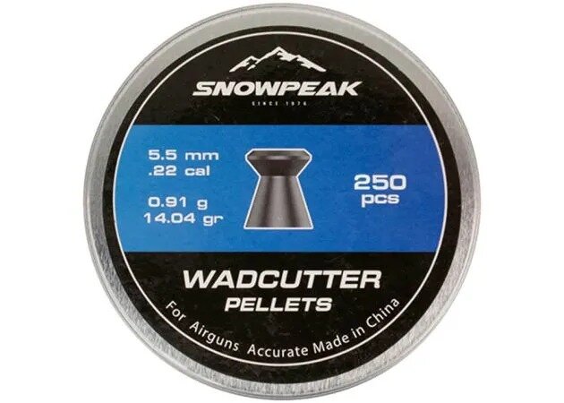 Snowpeak Wadcutter 5.50 mm 0.91 gr - 14.04 grain - 250 stuks