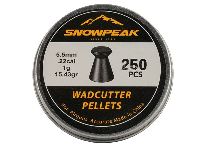 Snowpeak Wadcutter 5.50 mm 1.00 gr - 15.43 grain - 250 stuks