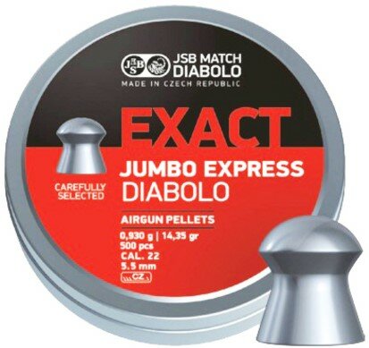 JSB Exact Diabolo Jumbo Express 5.52 mm 0.93 gr - 14.35 grain