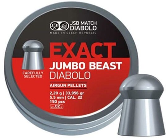 JSB Exact Diabolo Jumbo Beast 5.52 mm 2.20 gr - 33.956 grain