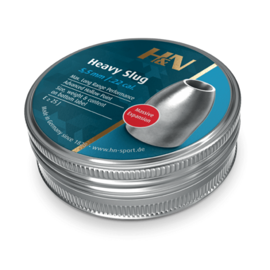 H&amp;N 5.5 mm Heavy 2.203 - 34 grain (.218) - 150 stuks