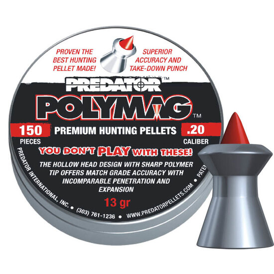 Predator | Polymag | 5.05 mm | 0.842 gram - 13 grain | 150 stuks