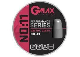Gmax Performance No:11 6.35 mm BLT 3,43 gram - 53 grain