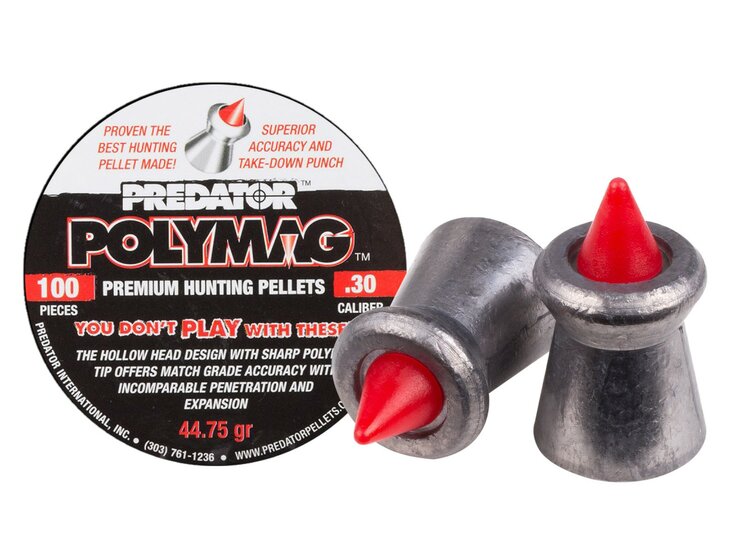 Predator | Polymag | 7.62 mm | 2.89 gr - 44.75 grain | 100 stuks