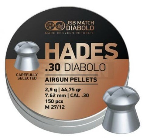 JSB Hades Diabolo 7.62 mm 2.9 gr - 44.75 grain