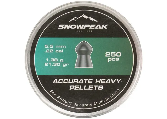 Snowpeak Accurate Heavy 5.50 mm 1.38 gr - 21.30 grain - 250 stuks