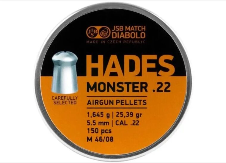JSB HADES Monster 5.50 mm 1.645 gr - 25.39 grain