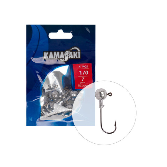 KAMASAKI | PRESSION | JIGHEAD | 1/0 - 7 gram | 4 stuks