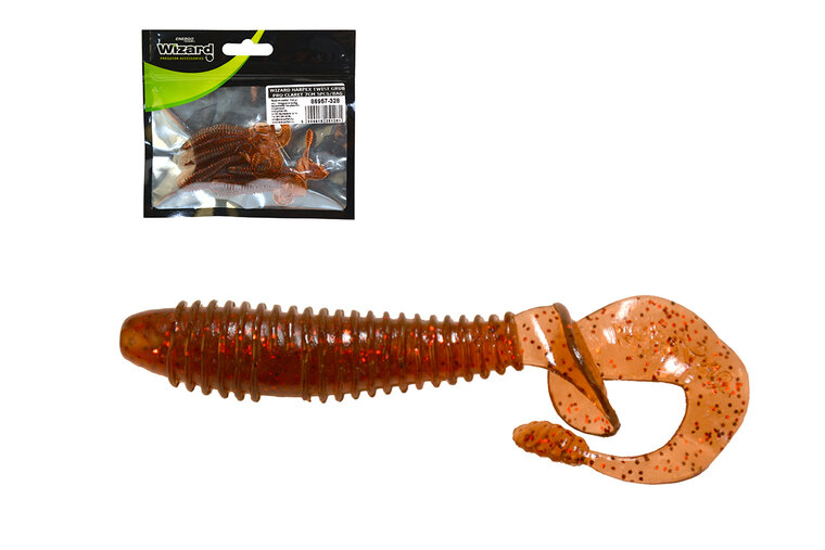 WIZARD | HARPEX TWIST GRUB | PRO | 7 cm | Claret