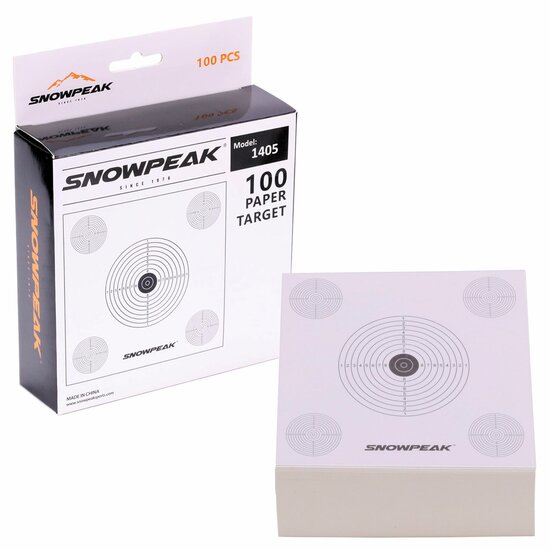 Snowpeak 5T schietkaarten 14 x 14 cm 100 stuks