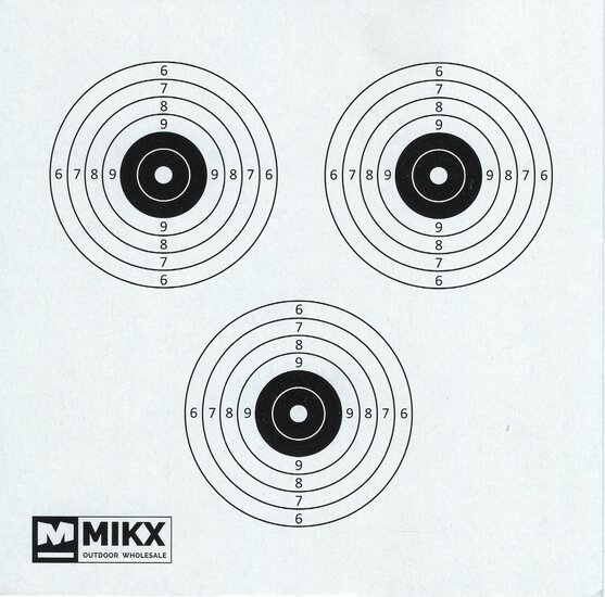 MIKX Schietkaarten T3 14 x 14 cm 50