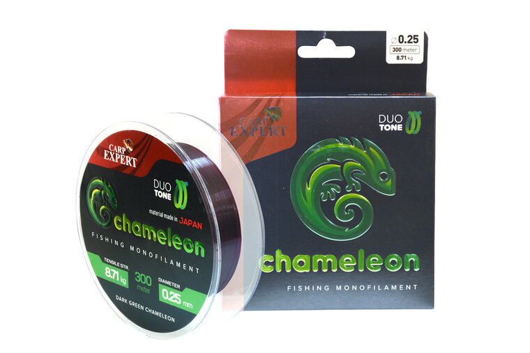 CARP EXPERT | CHAMELEON | &Oslash; 0.35 - 14.49 KG | SHINY DARK GREEN | MONOFIL LINE