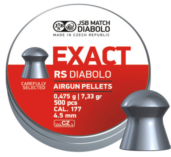 JSB Exact RS Diabolo 4.52 mm 0.475 gram - 7.33 grain