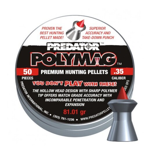 .35 | Predator | Polymag | 9 mm | 5.24 gr - 81.01 grain | 50 stuks