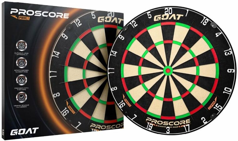 GOAT | PROSCORE PWR | Professioneel Dartbord
