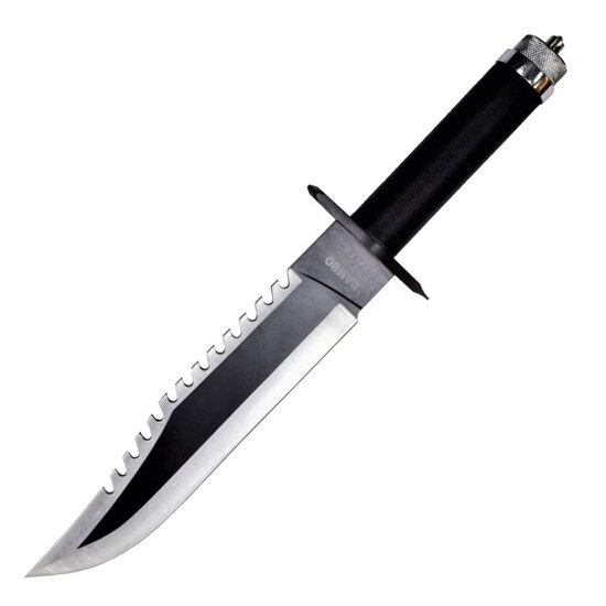 Survival Knife II | RAMBO |  Leather Sheath | Black