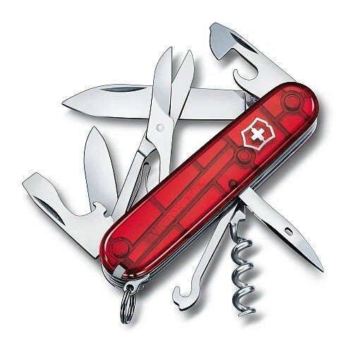 Victorinox | Climber | Transparent Red | 12 Functies
