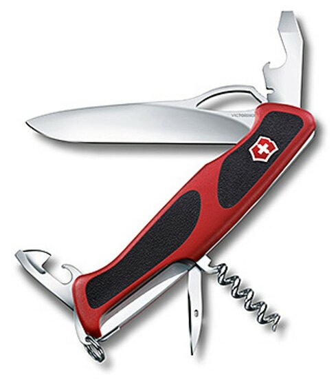  Victorinox | Ranger Grip | 61 | Rood/Zwart | 11 functies