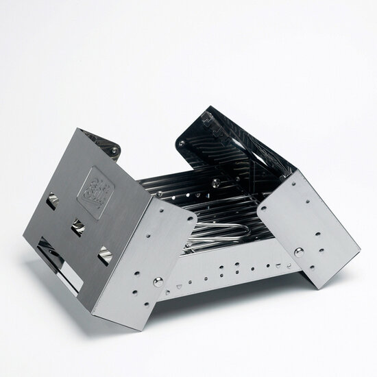 Esbit | Opvouwbare BBQ | RVS Grill | Tas + Bewaarzak kolen