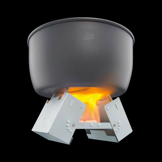 Esbit | Pocket Stove | L | RVS |inclusief 12x14GR Solid Fuel