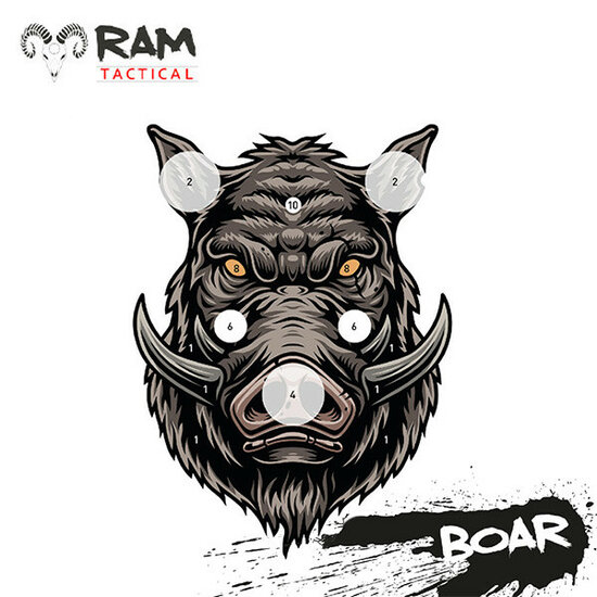 RAM Tactical | SCHIETKAARTEN | BOAR | 14X14 | 50 Stuks