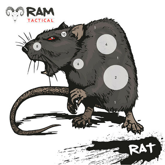 RAM Tactical | SCHIETKAARTEN | RAT | 14X14 | 50 Stuks