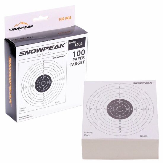 Snowpeak  | 1T | SCHIETKAARTEN | 14 x 14 cm | 100 Stuks