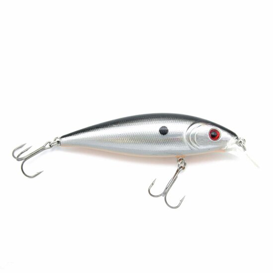 Viper Pro | Black Back Silver |  Minnow | 8cm -  12.5gram | 0.80 - 1.50 meter