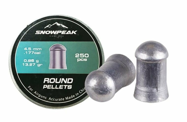 .177 | Snowpeak | 4.5 mm | Round | 500 stuks