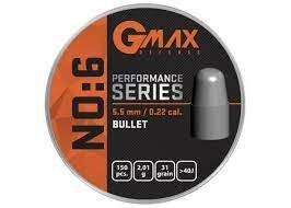.22 | Gmax | Performance No:6 | 5.5 mm | BLT | 31 grain (.216)