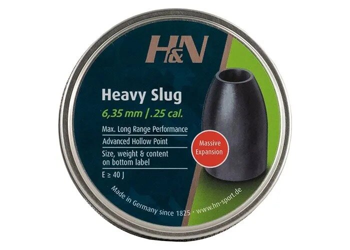 .25 | H&amp;N | Heavy Slug | 6.35 mm | 2.721 gram - 42 grain (.250)