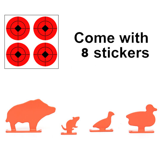 MAJORE TARGET SPORTS | ANIMAL TARGETS | 4 PCS | STANDING TARGETS