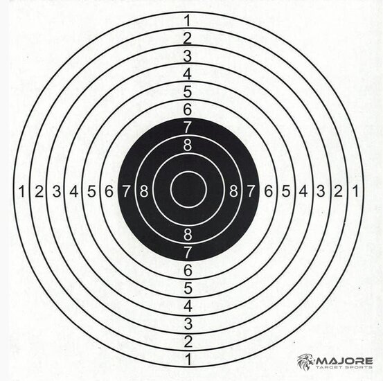 MAJORE TARGET SPORTS | 17x17 | SHOOTING CARDS