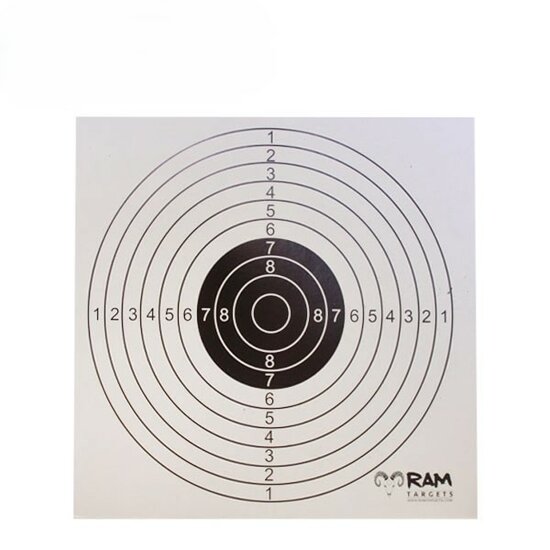 RAM Tactical | SCHIETKAARTEN | 14 x 14 cm | 100 Stuks