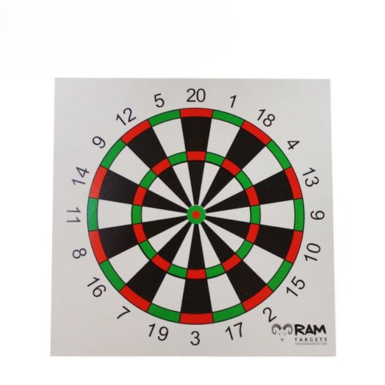 RAM Tactical | SCHIETKAARTEN | DARTS | 14X14 | 100 Stuks