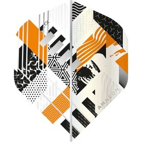 Amazon Abstract Dart Flights - No2 - Std - Orange