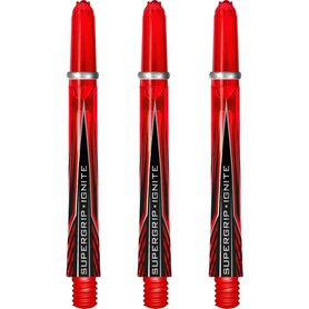  HARROWS SUPERGRIP IGNITE SHAFTS - DART SHAFTS - RED - Medium