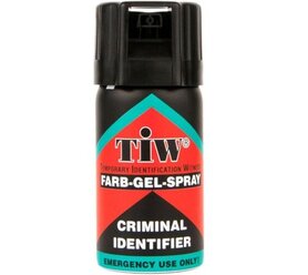 TIW SELF-DEFENCE SPRAY | DNA MARKER | GELSPRAY | Black Cap