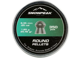 .25 | Snowpeak | Round | 6.35 mm | 25.46 grain
