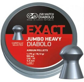 .22 | JSB | Diabolo Jumbo | Heavy | 5.52 mm | 18.13 grain | 250 stuks!| Laatste!